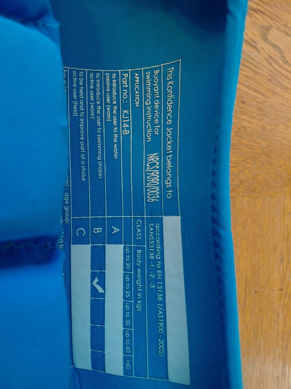 Schwimmwesten: Schwimmhilfe Konfidence bis 25kg – Gebraucht aus Huttwil von ClaudiaJan 2