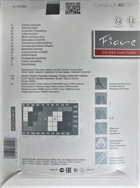 Calze & Collant: Strumpfhose Fiore Canella – Nuovo e nell'imballaggio originale da Menziken venduto da chianti10 1