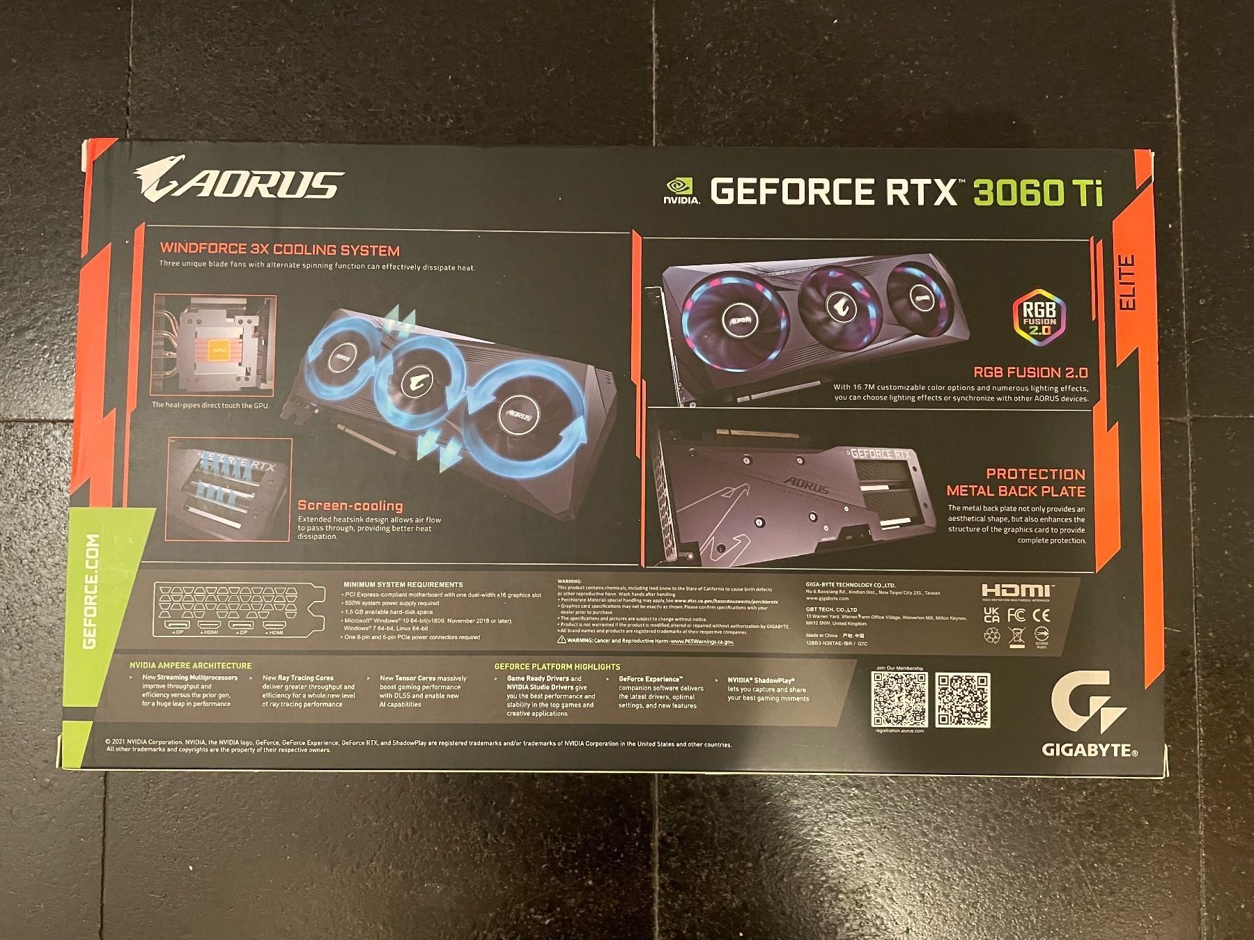 Schede grafiche: AORUS GeForce RTX 3060 Ti ELITE 8G – Usato da Zürich venduto da oli_vw6g 3
