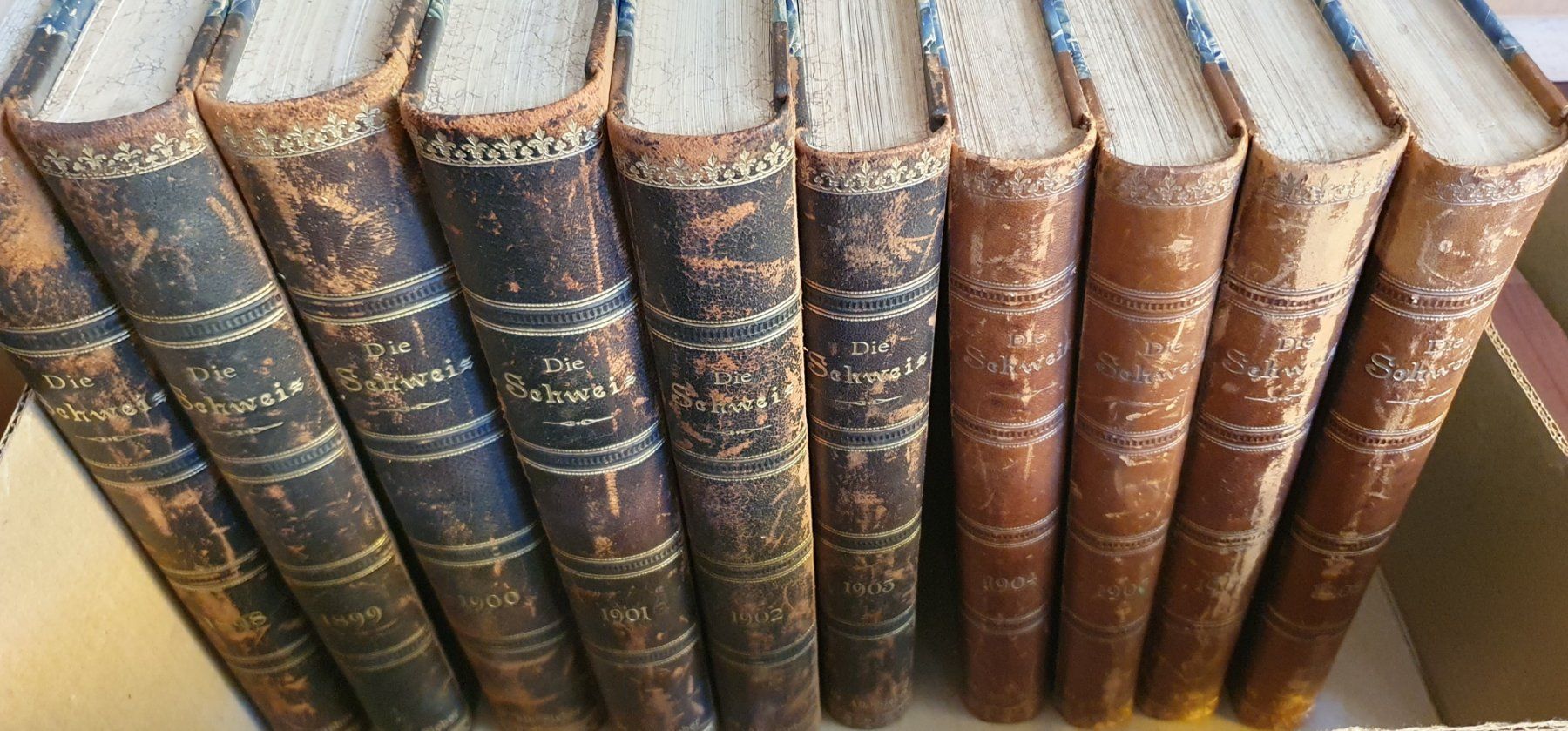 Libri: Schweizerische illustrierte Zeitschrift, 10 Bänder – Usato da Kreuzlingen venduto da Rschweiz1 1