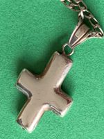 Herrenkette mit grossem Kreuz (45cm)
