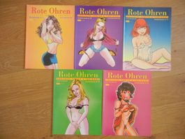 Comic Erotik - Rote Ohren -Sonderausgaben Nr. 11,12,13,14,15