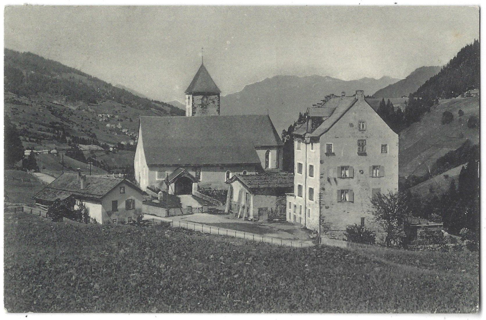 Cartoline postali: Churwalden, Kirche u. Kloster – Usato da Bütschwil venduto da Jackson1A