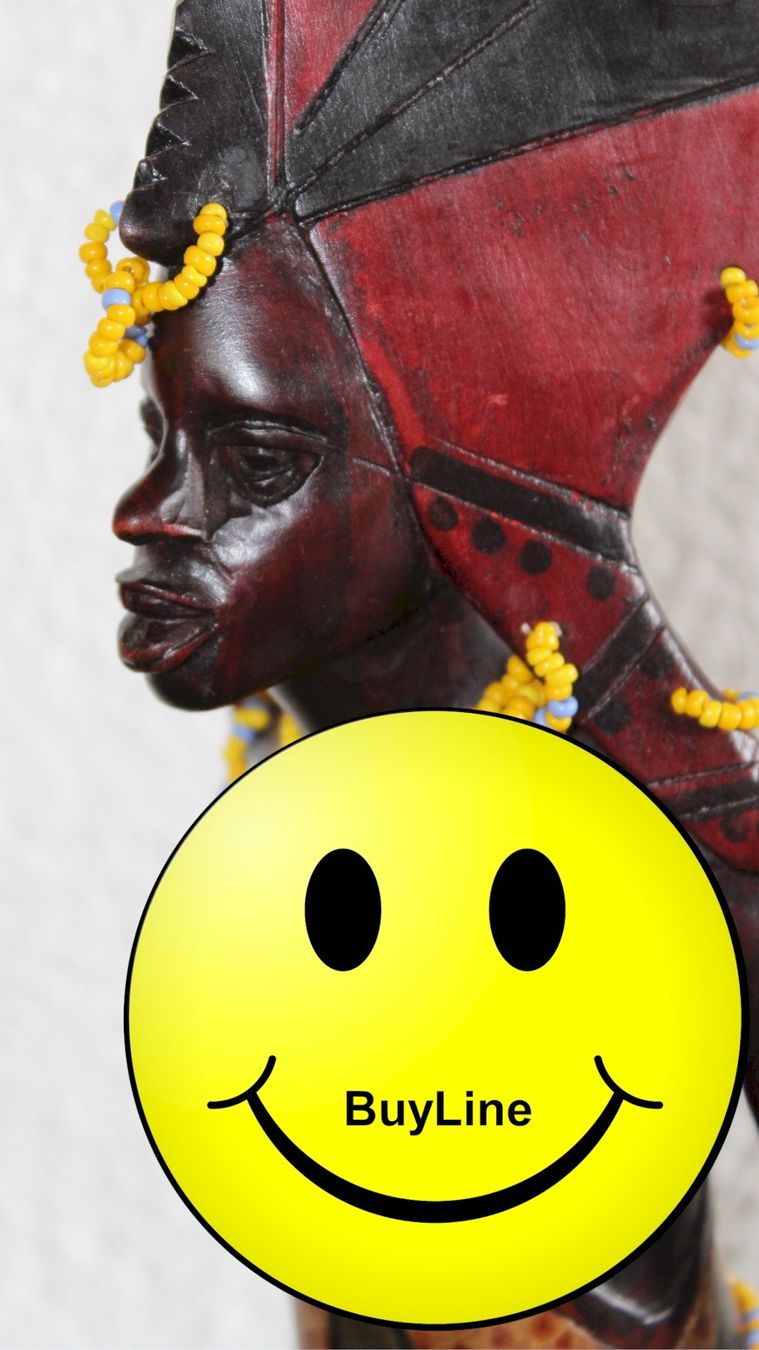 Sculture & Statue: Afrikanischer Krieger / Kämpfer – Usato da Mamishaus venduto da buyline