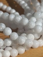 Strang porzellan Kugeln / stone beads 6 mm