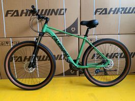 29 Zoll Erwachsenenfahrrad Aluminium 21-Gang GRÜN NEU