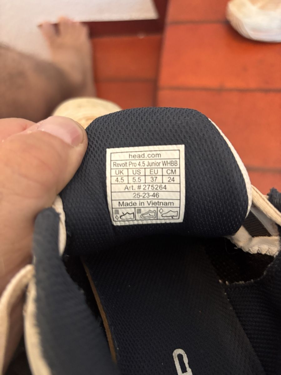 Head Scarpe per ragazzi: Kinder Tennis Schuhe HEAD Grösse 37 – Usato da Affoltern am Albis venduto da interceptor356 2