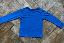 Okaidi Shirt langarm Gr. 98 Baumwolle Marineblau wie neu