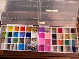 Lot de perles de rocaille