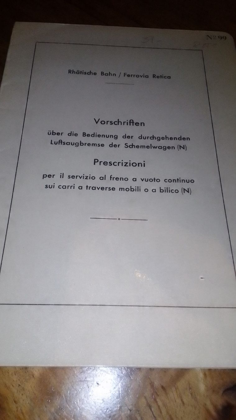 Dokumente: Antiquarisches Dokument der Rhätischen Bahn 1944 – Gebraucht aus Bergün/Bravuogn von dherbst01