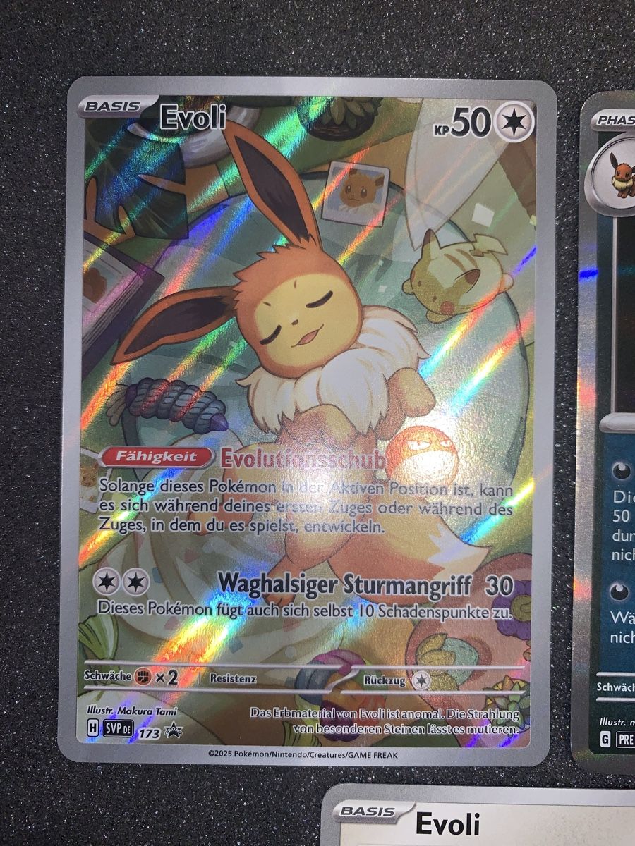 Pokémon Sammelbilder & Trading cards: Ab 1.- Evoli Base 173 Promo DE – Gebraucht aus Bironico von ars_z6lb