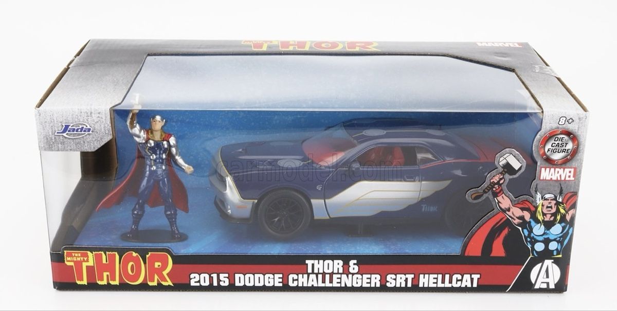 Dodge Modellini d'auto: Thor Dodge Challenger SRT Hellcat 2015 - Sammlerstück! – Nuovo e nell'imballaggio originale da Basel venduto da Zomeg