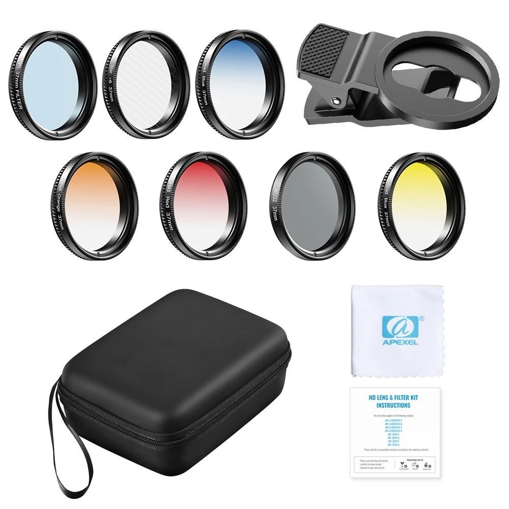 Filtri: APEXEL APL 37UV 7G 7" Telefonfilter Kit – Nuovo e nell'imballaggio originale da Malans GR venduto da BUYBEST-Schweiz 3