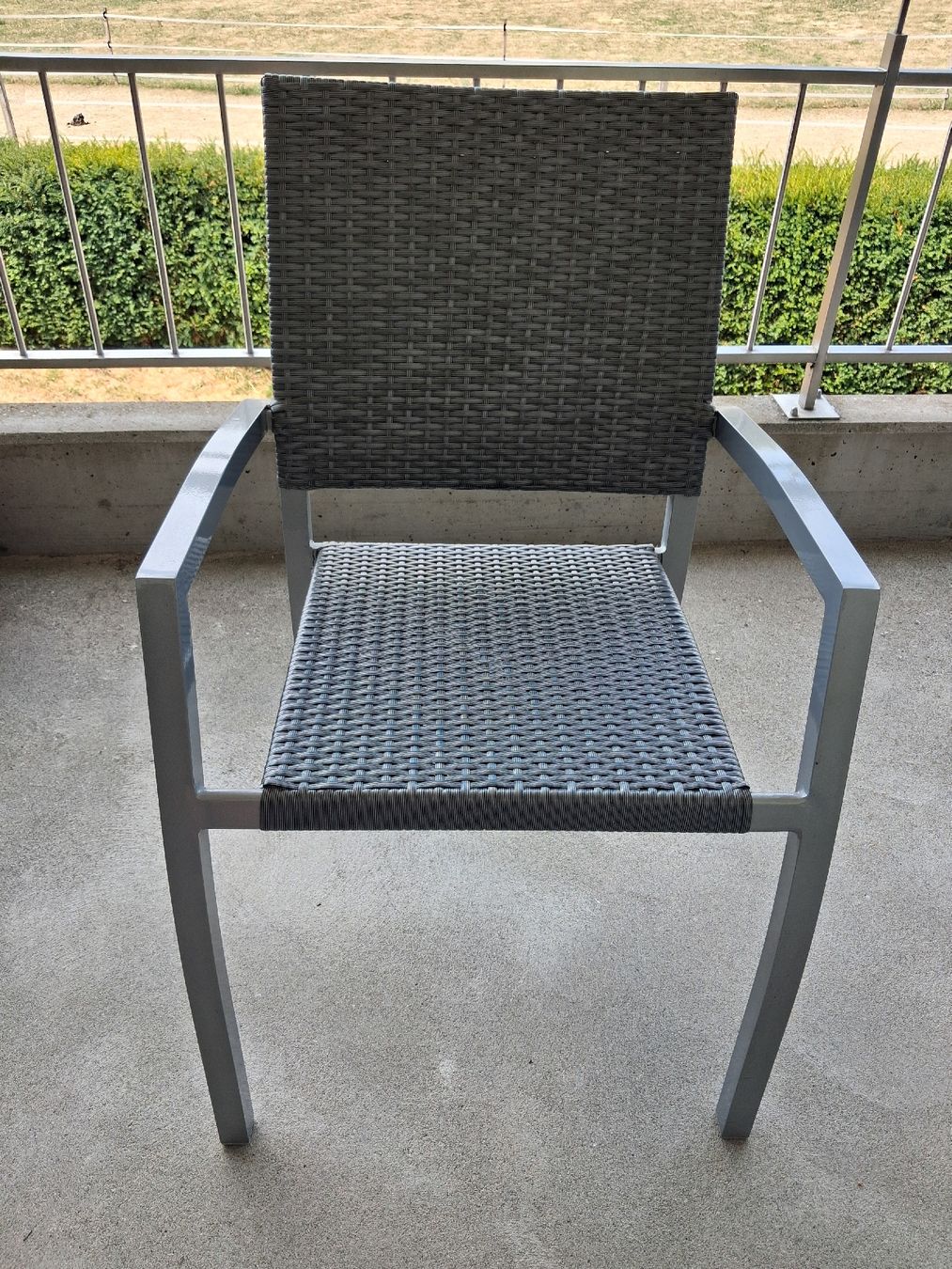 Stühle: Lot de 6 chaises de terrasse structure aluminium – Gebraucht aus Villars-le-Grand von mescal01 2