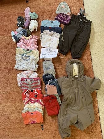 Lot Kinderkleider Mädchen 74 Winter (6-9 Monate) Pack B