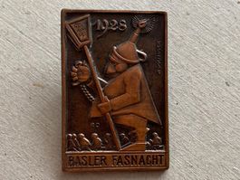Basler Kupfer-Fasnachtsplakette 1928