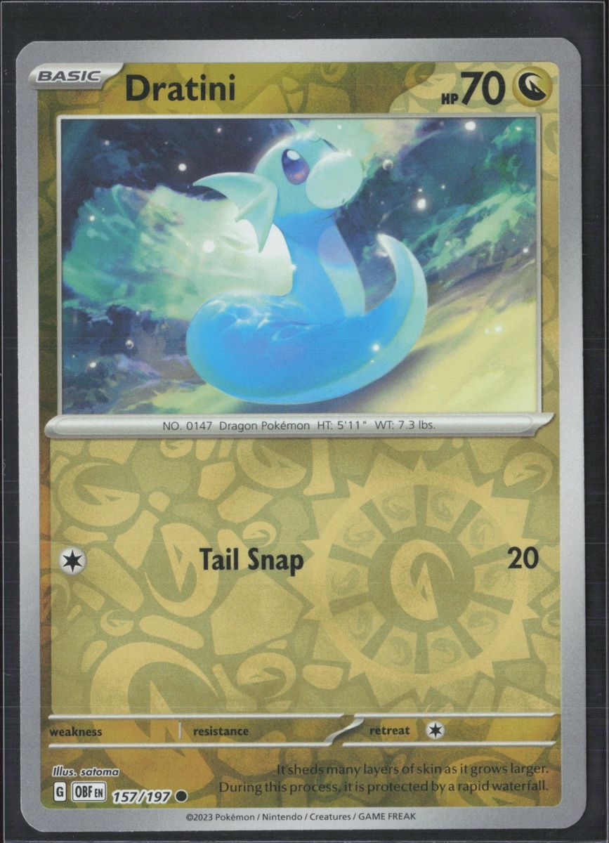 Pokémon Carte collezionabili: POKÉMON / Dratini / Obsidian Flames / Reverse 🇺🇸 – Usato da Herzogenbuchsee venduto da TCG-High-Quality