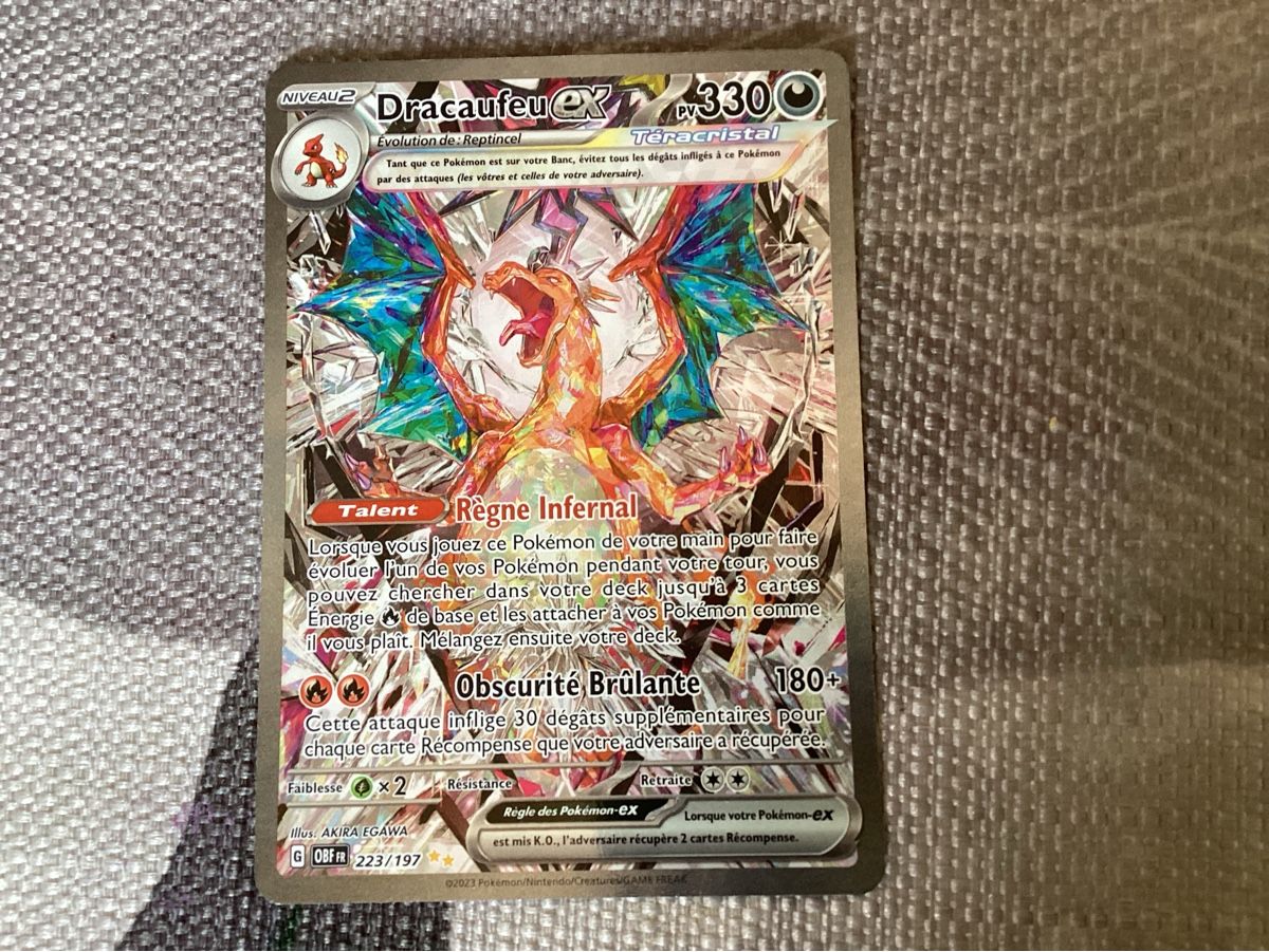 Pokémon Cartes à collectionner: Pokémon Charizard Dracaufeu EX – Neuf (Voir description) à Gryon par Simul