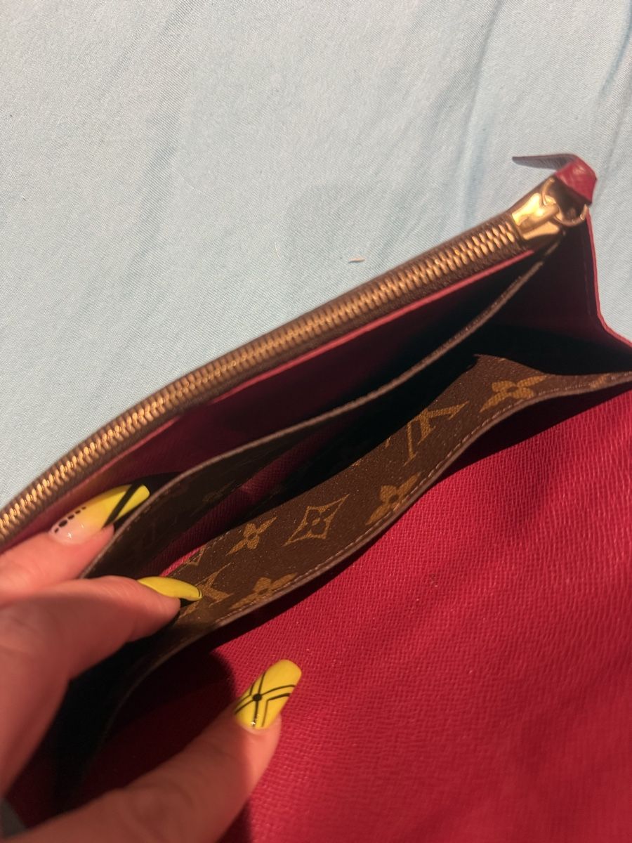 Louis Vuitton Portafogli: Louis Vuitton Geldbörse Monogram Canvas braun rot – Nuovo (secondo la descrizione) da Neukirch-Egnach venduto da Carmen1998 4