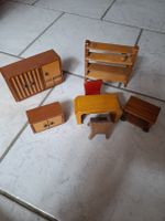 Puppenhausmöbel Holz 5er Set 
