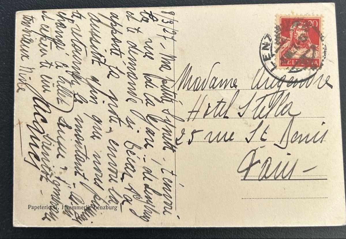 Cartoline postali: AK Lenzburg Torgasse  – Usato da Horw venduto da Tellbub 1