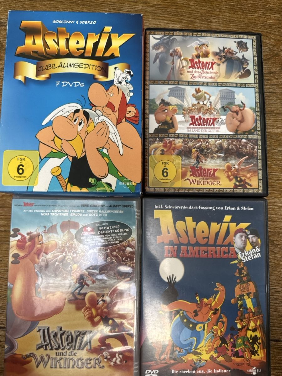 Tous les DVDs: Asterix Jubiläumsedition 7 DVDs und weitere Asterix DVDs – D'occasion à Härkingen par Milo-81 1
