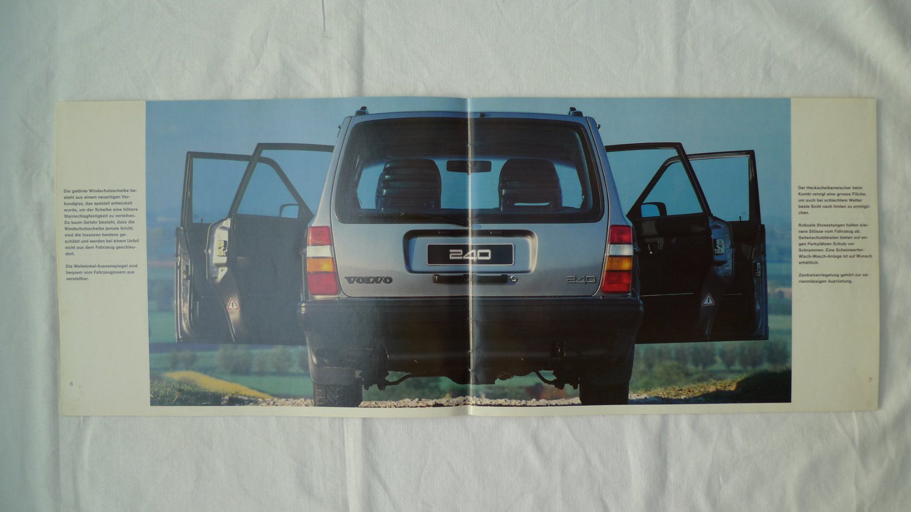 Volvo Documents: Autoprospekt VOLVO 240 von 1992 – D'occasion à Winterthur par Sacramons 4