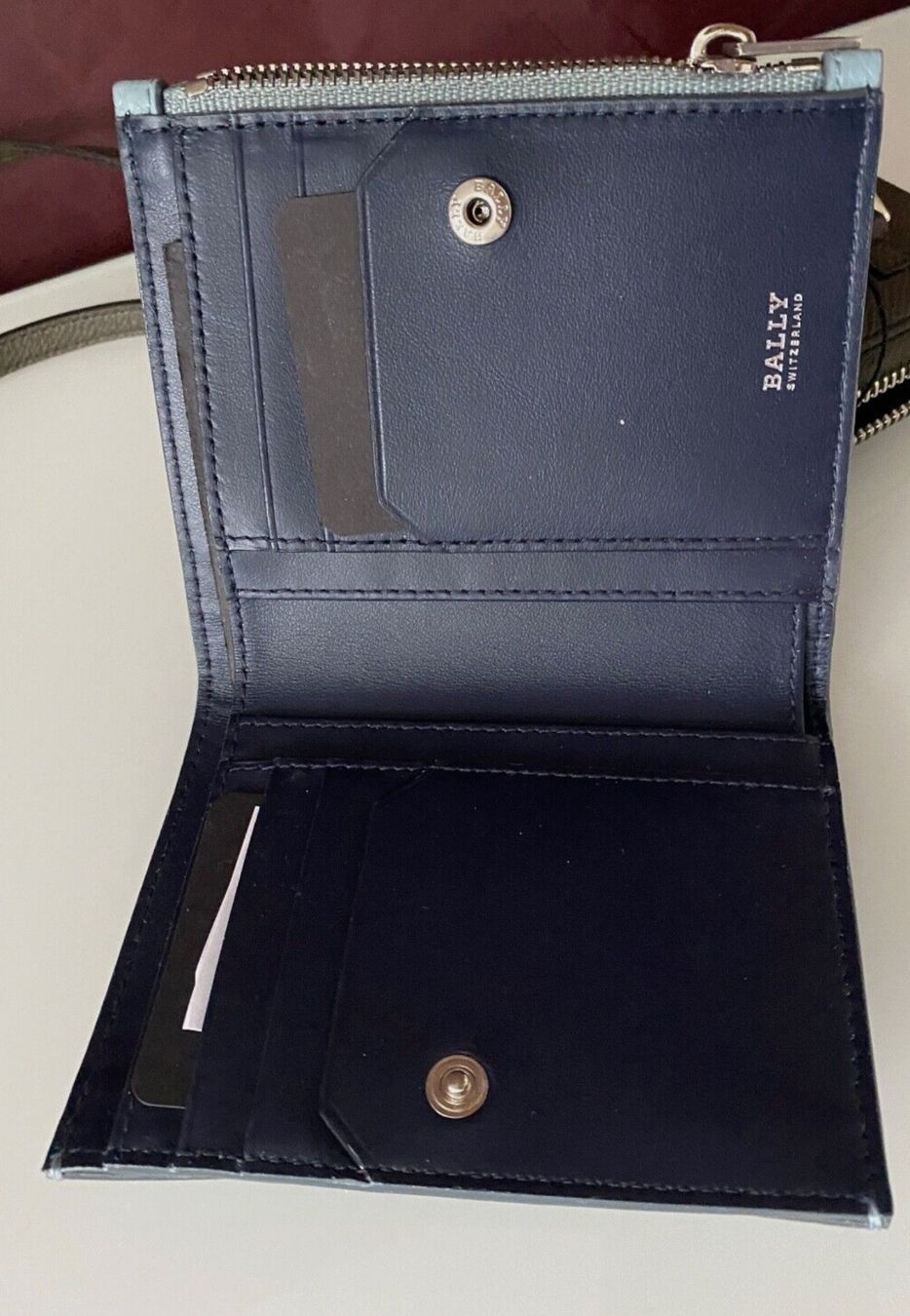 Bally Portamonete: Bally Geldbeutel LOGAN opal 12x10x2 – Nuovo e nell'imballaggio originale da Volketswil venduto da praxis12 4