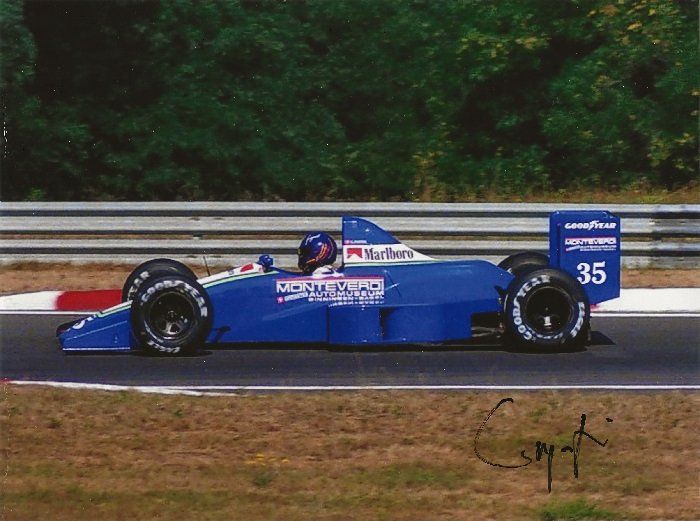 Autografi: Autogramm Gregor Foitek Hungaroring 1990 – Usato da Solothurn venduto da F1shop1
