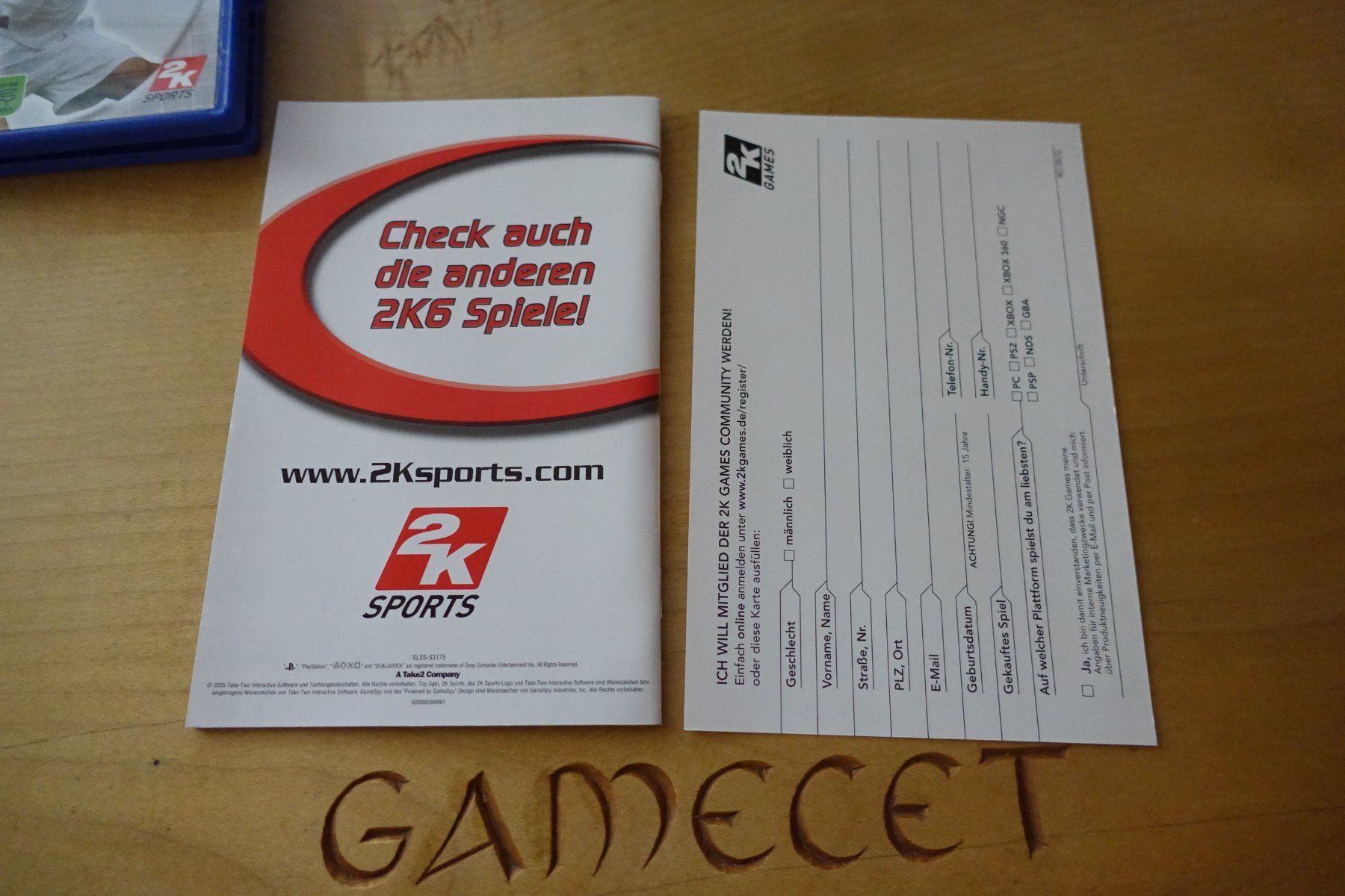 Sony Spiele: Top Spin – Gebraucht aus Steinach von Gamecet 5