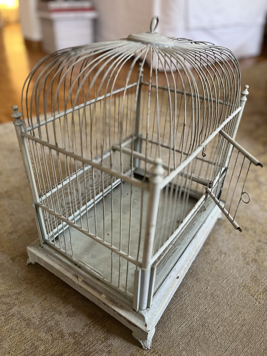 Käfige, Transport & Sicherheit: Antiker wunderschöner Art Deco Vogelkäfig – Gebraucht aus Zürich von Starstone 4