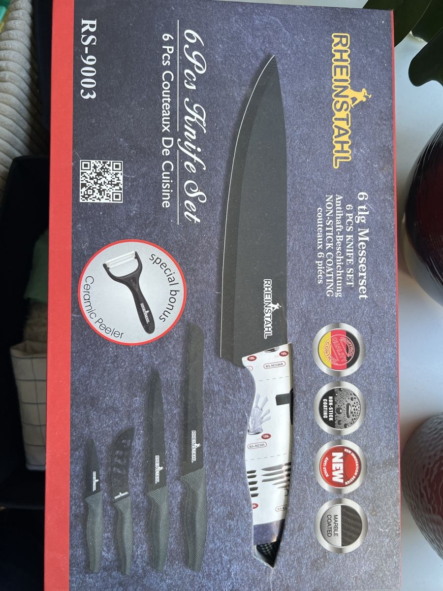 Neues 6-teiliges Messerset von Rheinstahl