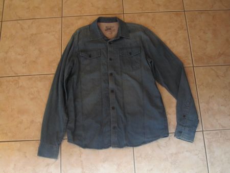 Jungen Jeans Hemd langarm Gr. 170/176