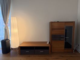 Möbel Pfister TV-Möbelsystem/ Wohnwand aus Nussbaum Echtholz