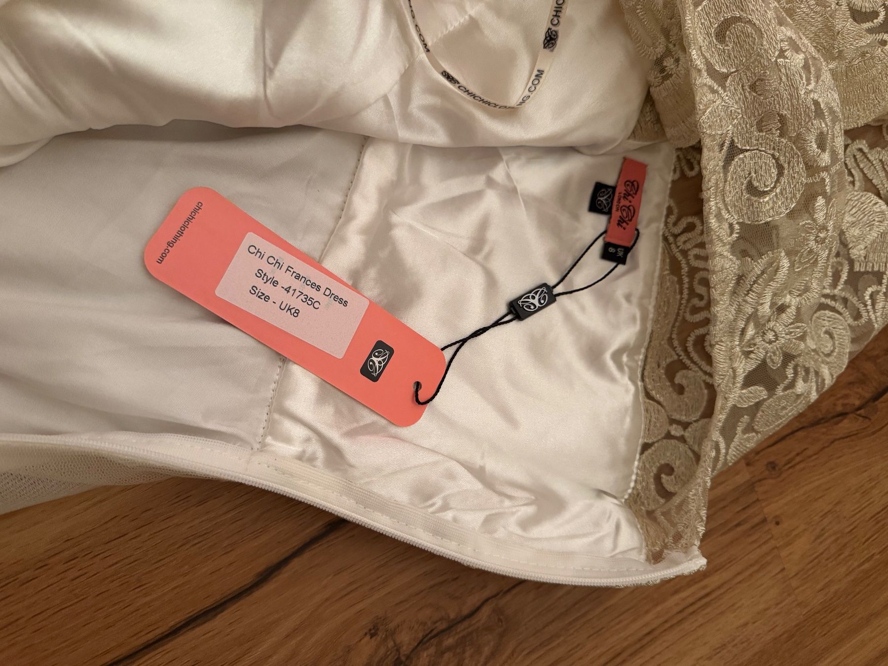 Vestiti: Kleid / Spitzenkleid / Gold / Tüll / Gr. 36 – Nuovo e nell'imballaggio originale da Hünibach venduto da s.leptir 4