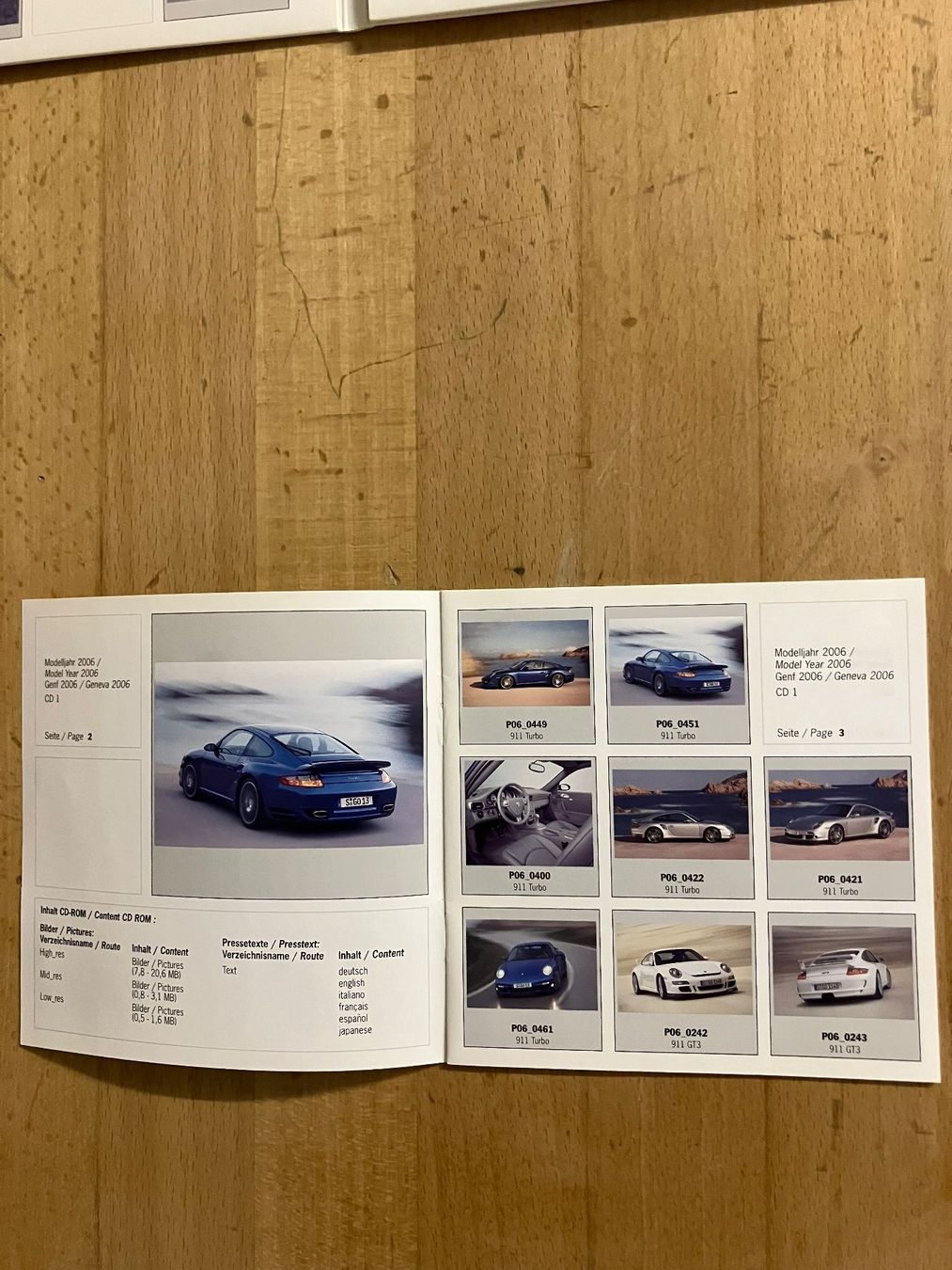 CD: CD + prospectus PRESSE-INFORMATION PORSCHE modèles 2006 – Nuovo (secondo la descrizione) da Cortaillod venduto da car_f6v6 4