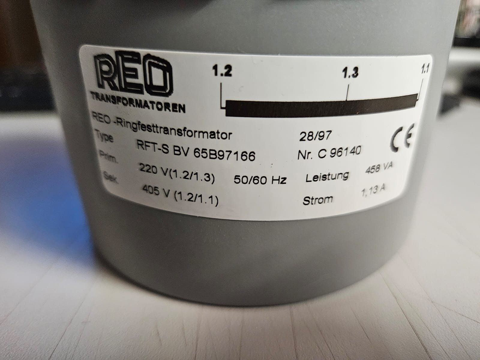Componenti elettronici: Ring Transformator 220/405 V, 1.13A – Usato da Genestrerio venduto da GIDI02 1