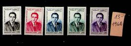 AFRIQUE MAROC  SÉRIE DE TIMBRES NEUFS** 1962 / AT126