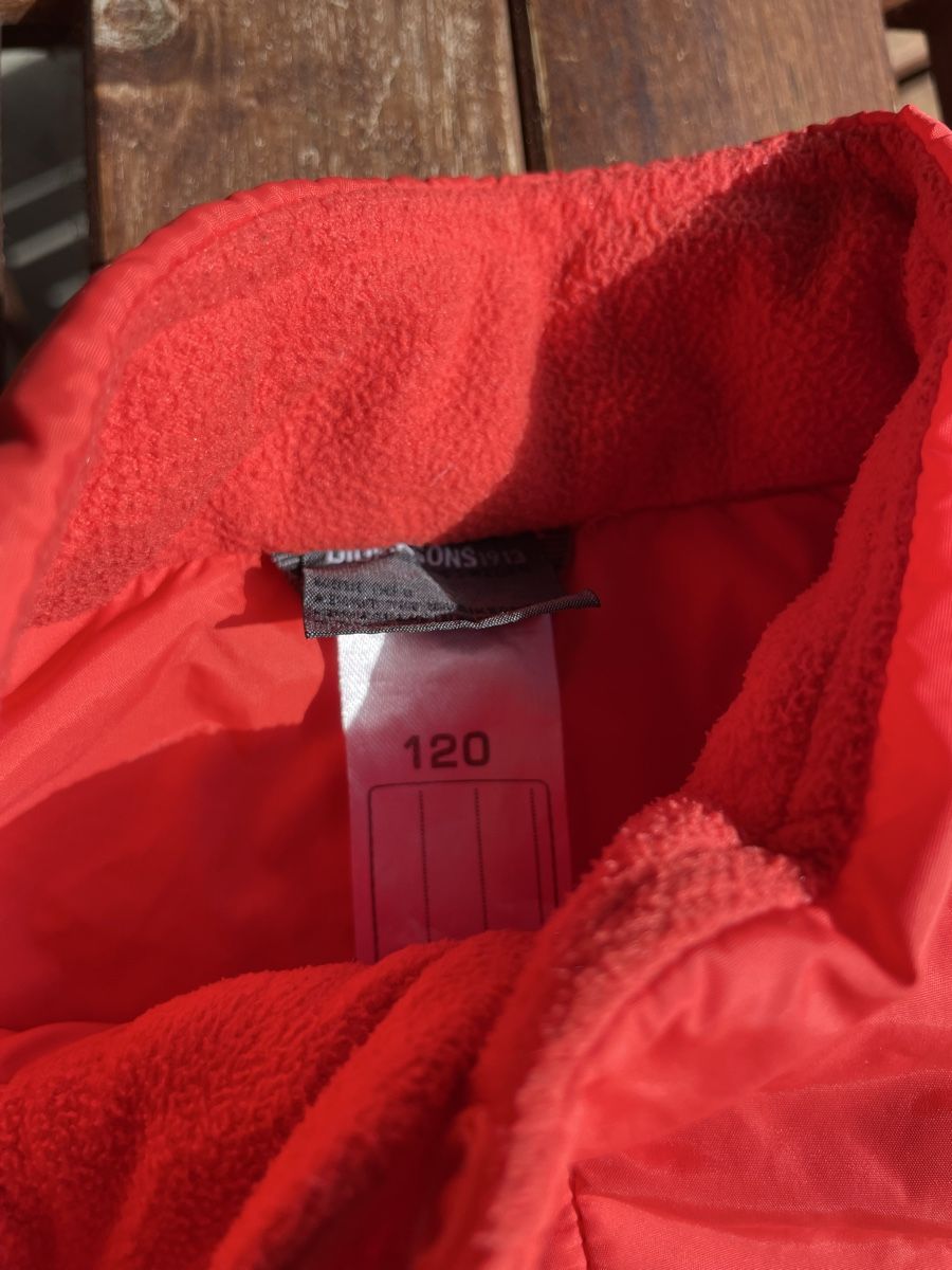 Didriksons Jacken & Mäntel: Didriksons Thermojacke Gr. 120, rot-orange – Gebraucht aus Bern von brup 5