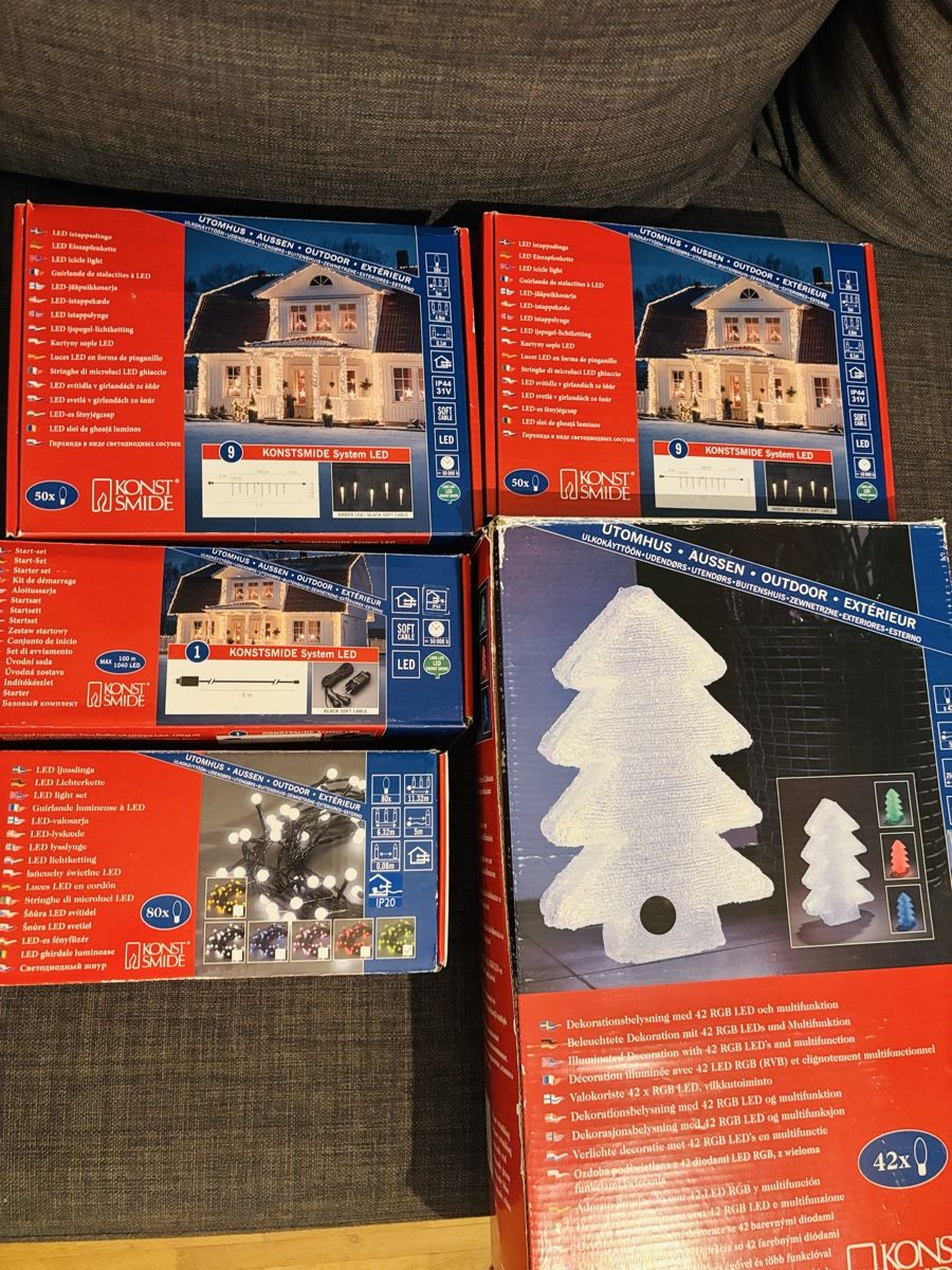 Lichterketten & Leisten: Weihnachtsbeleuchtung 5x Konstsmide – Gebraucht aus Zürich von dennisbooker2001 4