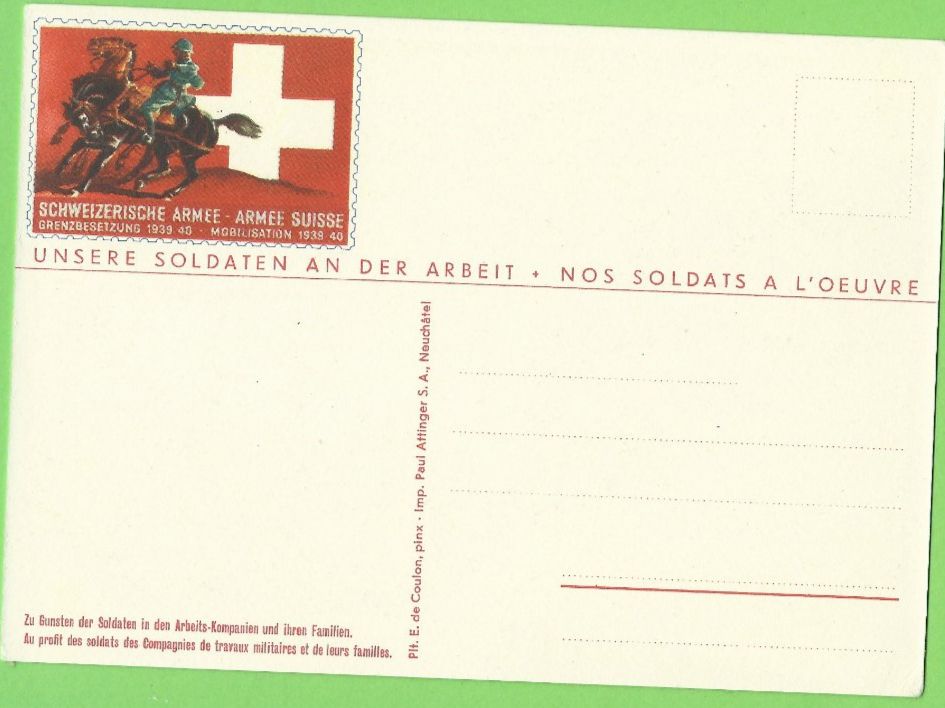 Cartoline postali: Schweizer Armee 1939/40,  13 Postkarten – Usato da Zürich venduto da t24_de 5
