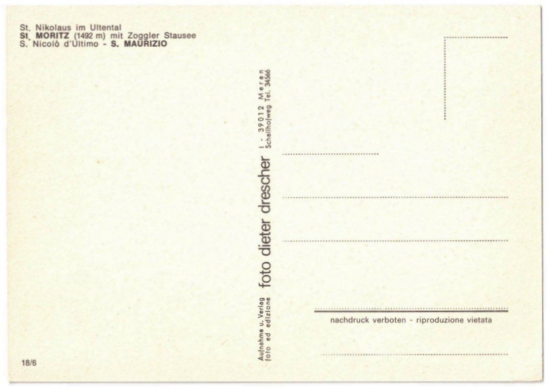 Cartoline postali: St. Moritz - Zoggler Stausee – Usato da Binningen venduto da Mountainrider 1