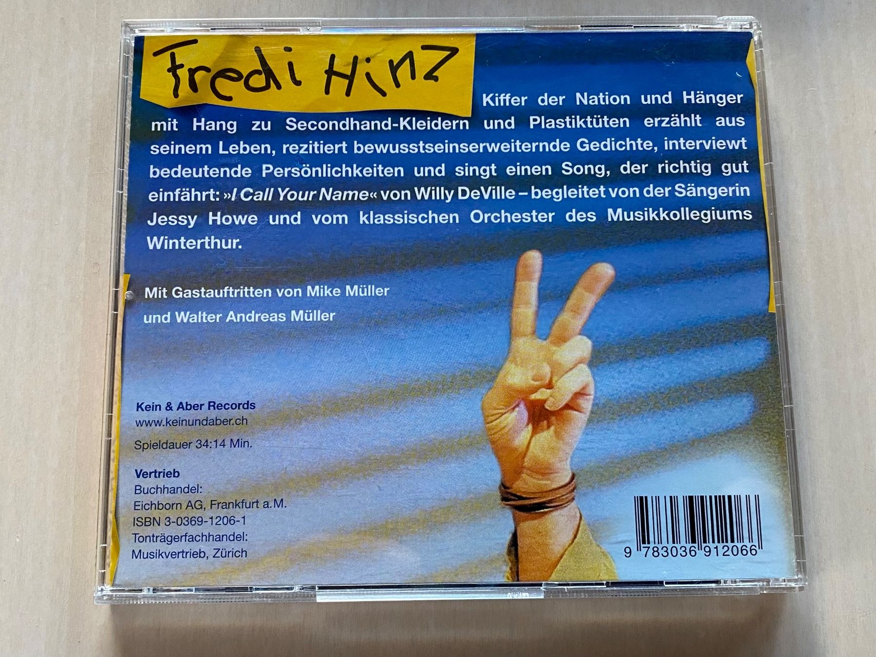 CD: Viktor Giacobbo - Fredi Hinz unstoned – Usato da Oberried Brienz venduto da Chyara 1