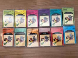 18 alte Kinderkassetten, 12 davon Kasperli