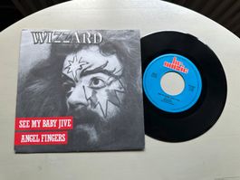 WIZZARD ROY WOOD tolle Single Double Hits  Glam Kult 70's