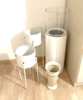 Windlicht von Interio mit 2 Pflanzenbehälter und shabby Vase
