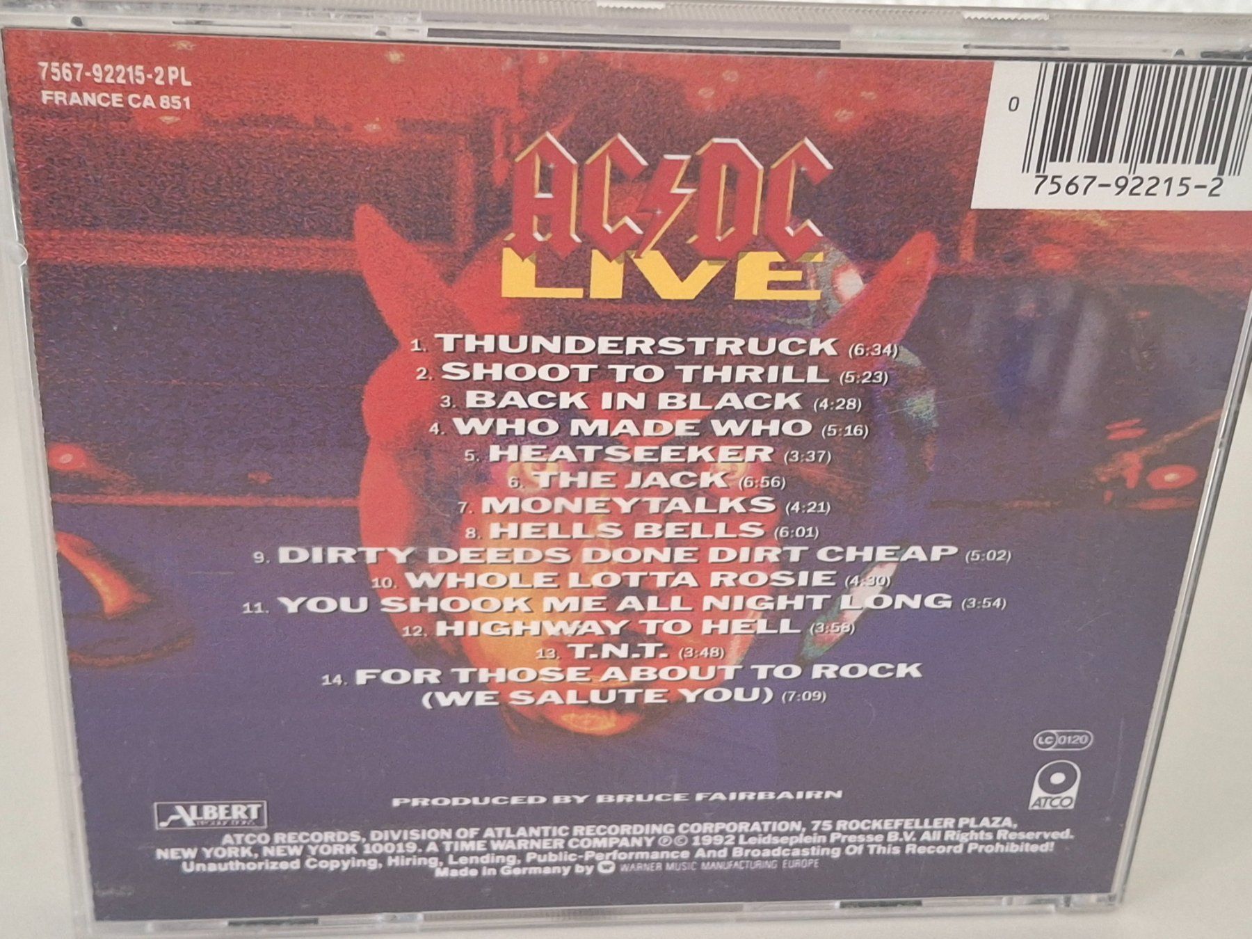 CD: CD AC/DC - Live – Usato da Aarberg venduto da Jackup1 1