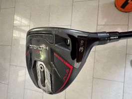 TaylorMade Stealth 2 Plus #3-15* Fairway mit Kalis Red 60s