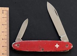 Victorinox Taschenmesser Rot mit 2 Klingen Vintage