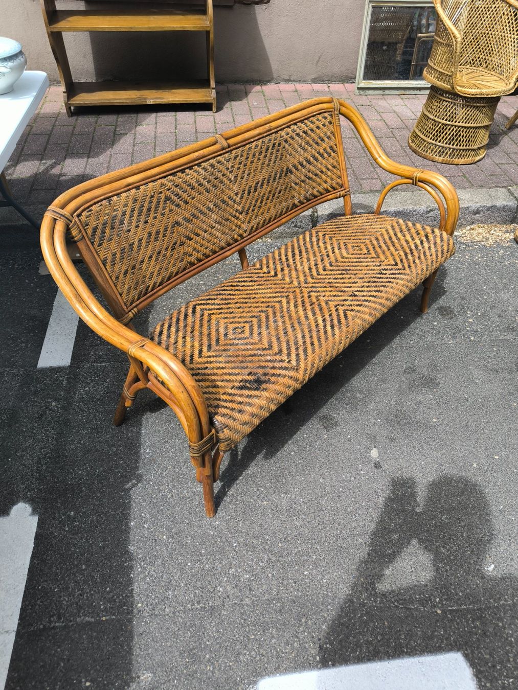 Divani: Banquette rotin – Usato da Wittenheim venduto da LeGrenierdeSam 2